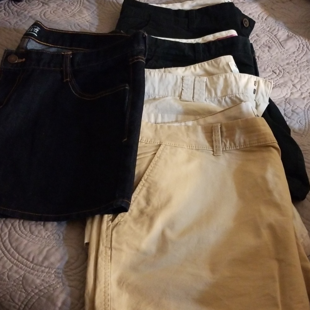 5 Pr Assorted color shorts